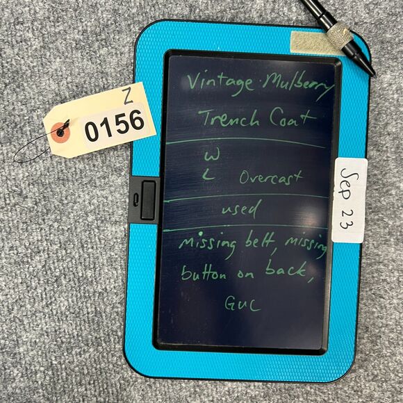 Vintage Mulberry Street Trench Coat Women L Large Overcast Removable Liner *READ - Picture 15 of 16